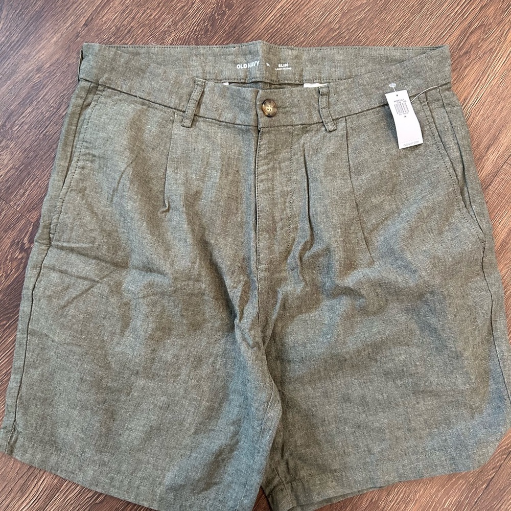 Old Navy Mens Linen Shorts